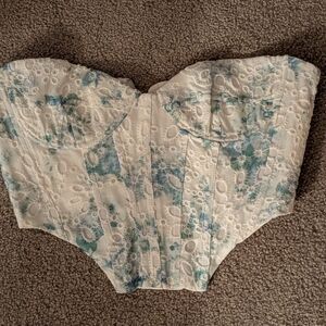 Bardot Lila Bustier in Floral Design Medium